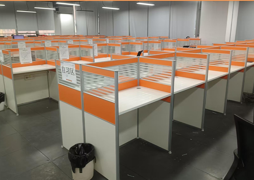 二手办公桌简约现代公司员工桌卡座办公室职员桌办公卡位